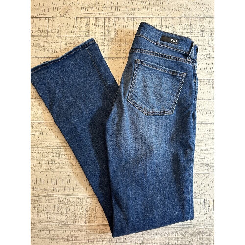 Kut From the Kloth Womens Natalie Bootcut Jeans 8" Rise Size 4